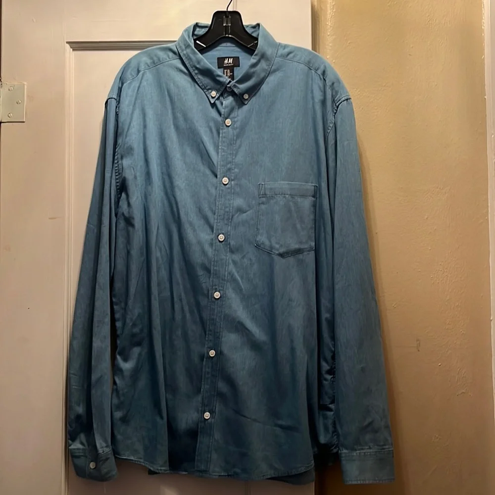 H&M XXL long sleeve button down - Picture 1 of 2